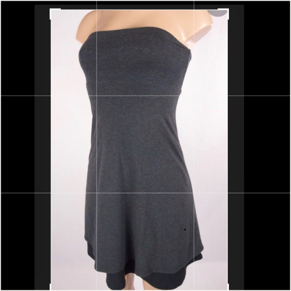Lululemon Charcoal Gray/Black Reversible Dress